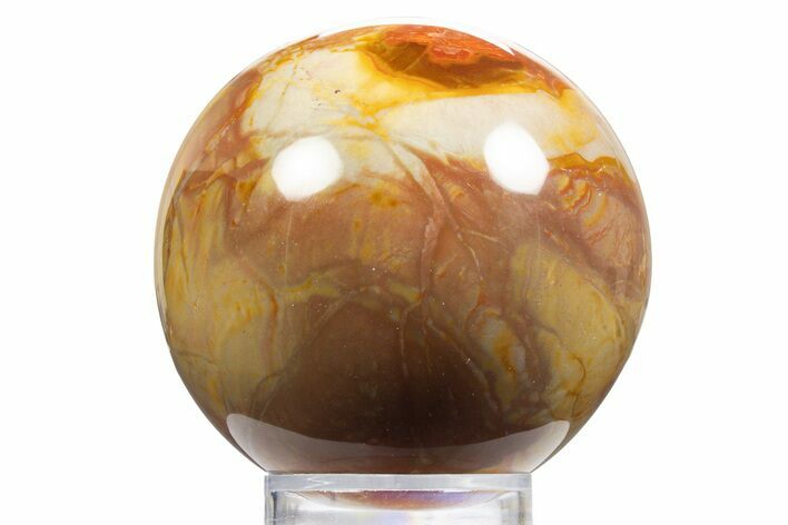 Polished Polychrome Jasper Sphere - Madagascar #318230